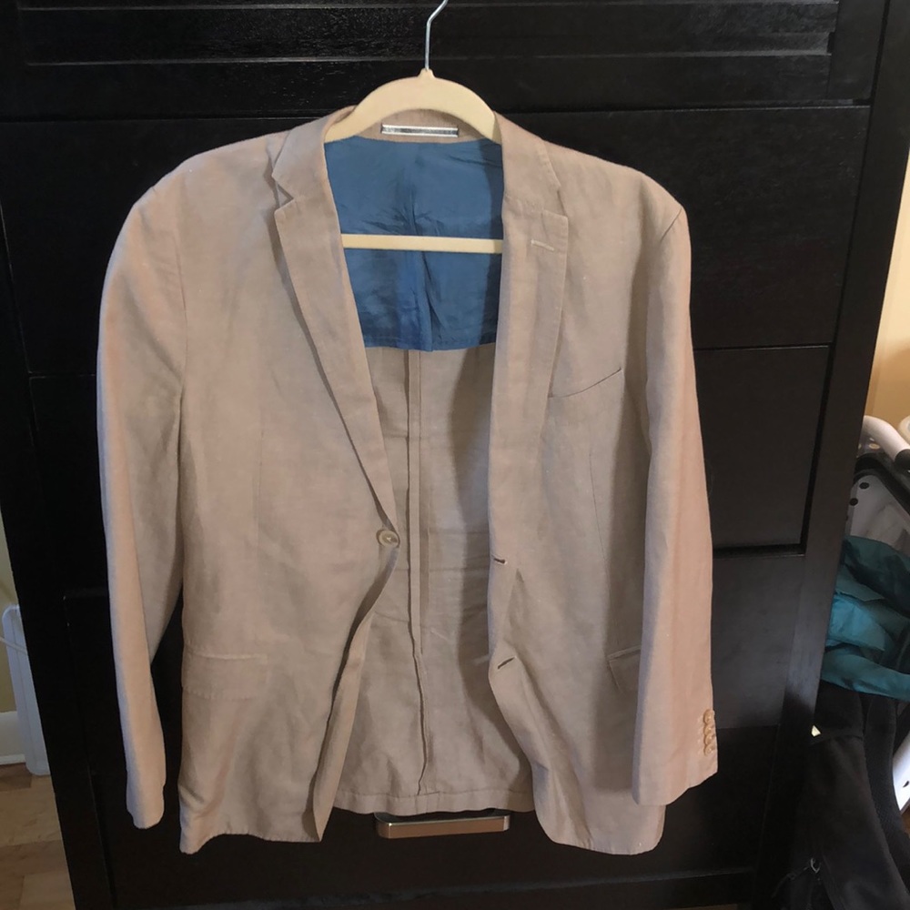 Men’s beige sport jacket J. Lindeberg